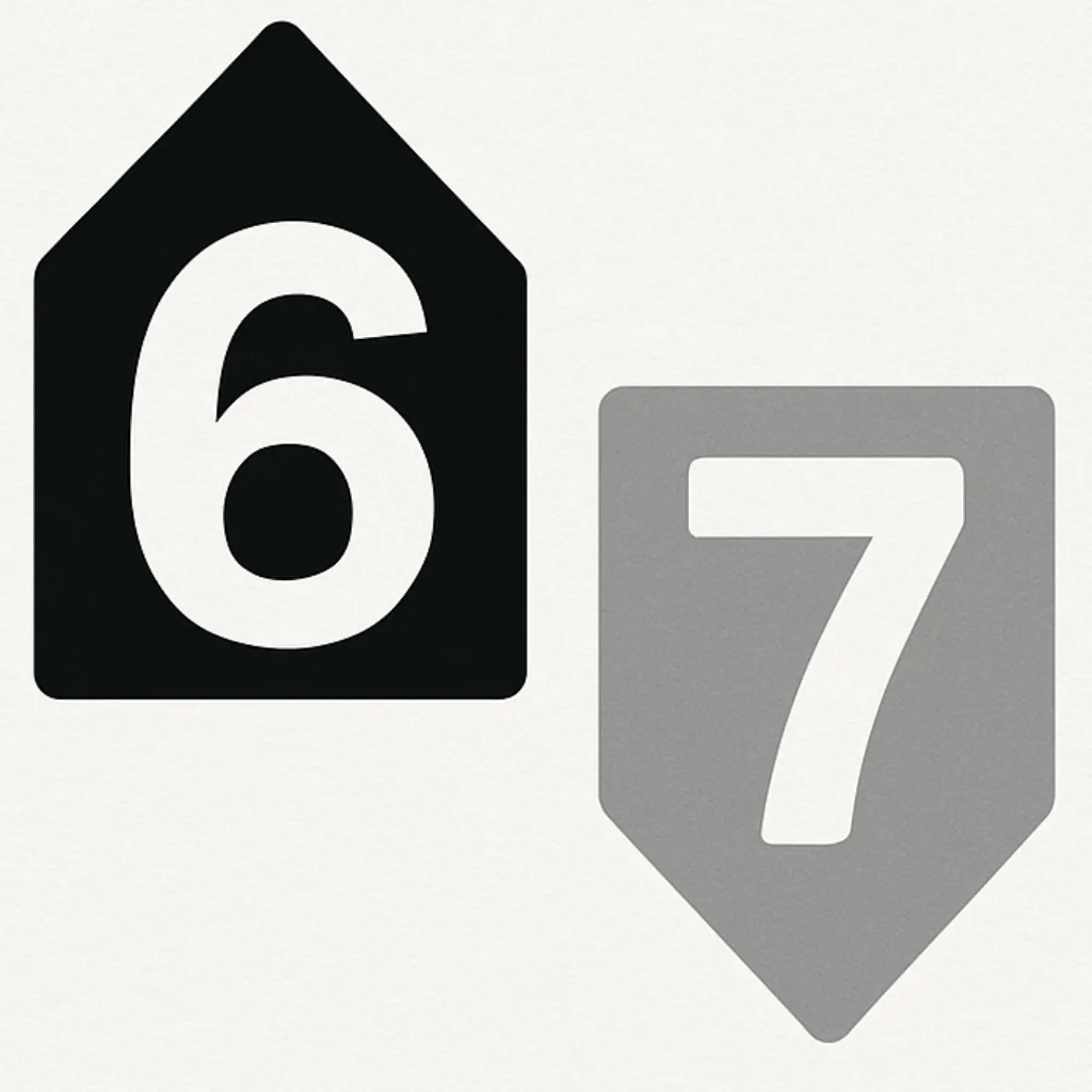 Six-Seven Memory Game Logo